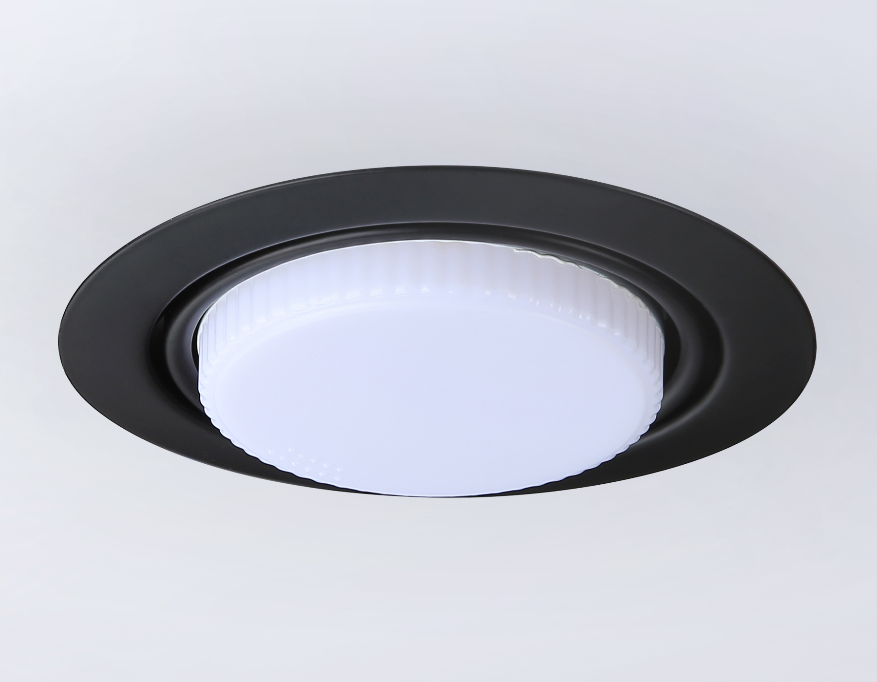 Светильник встраиваемый поворотный со сменной лампой GX53 G10123 BK черный GX53 max 12W D120*48 Ambrella Light 10