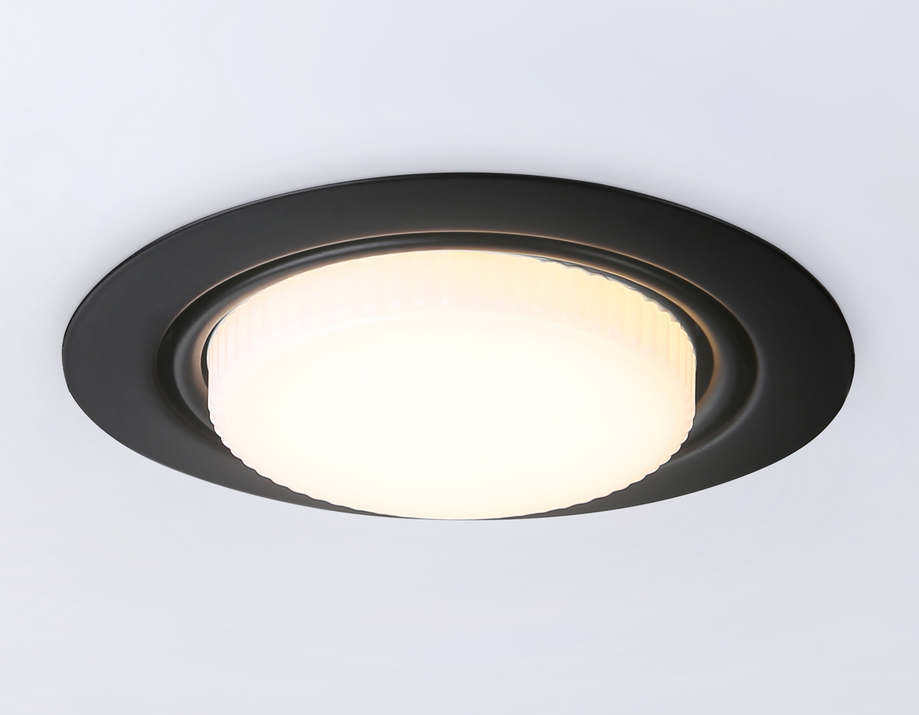 Светильник встраиваемый поворотный со сменной лампой GX53 G10123 BK черный GX53 max 12W D120*48 Ambrella Light 11