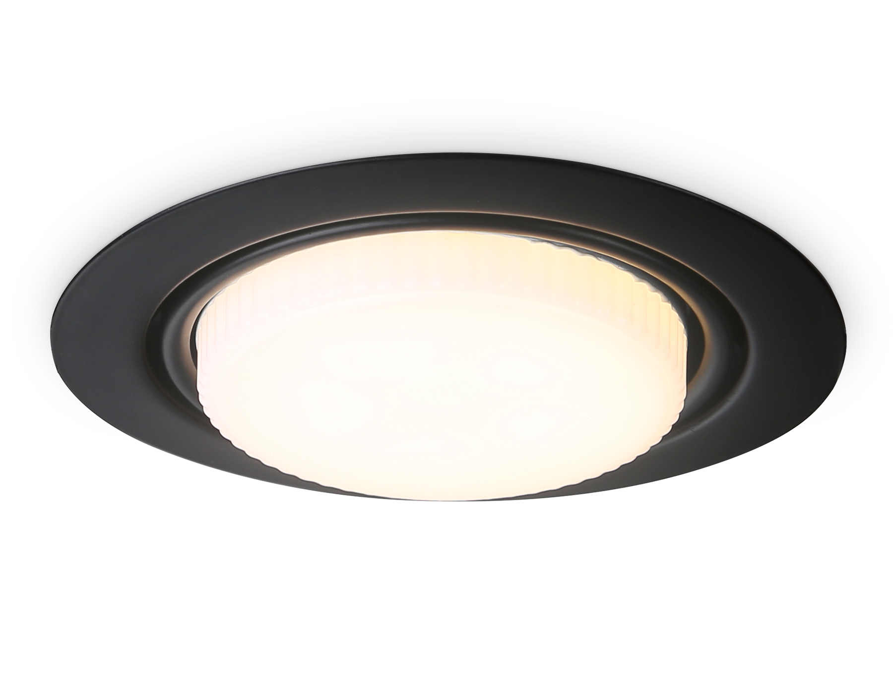 Светильник встраиваемый поворотный со сменной лампой GX53 G10123 BK черный GX53 max 12W D120*48 Ambrella Light 9