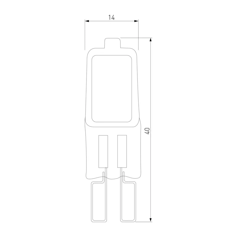 Галогенная лампа 40W G9 220V40W Elektrostandard 3