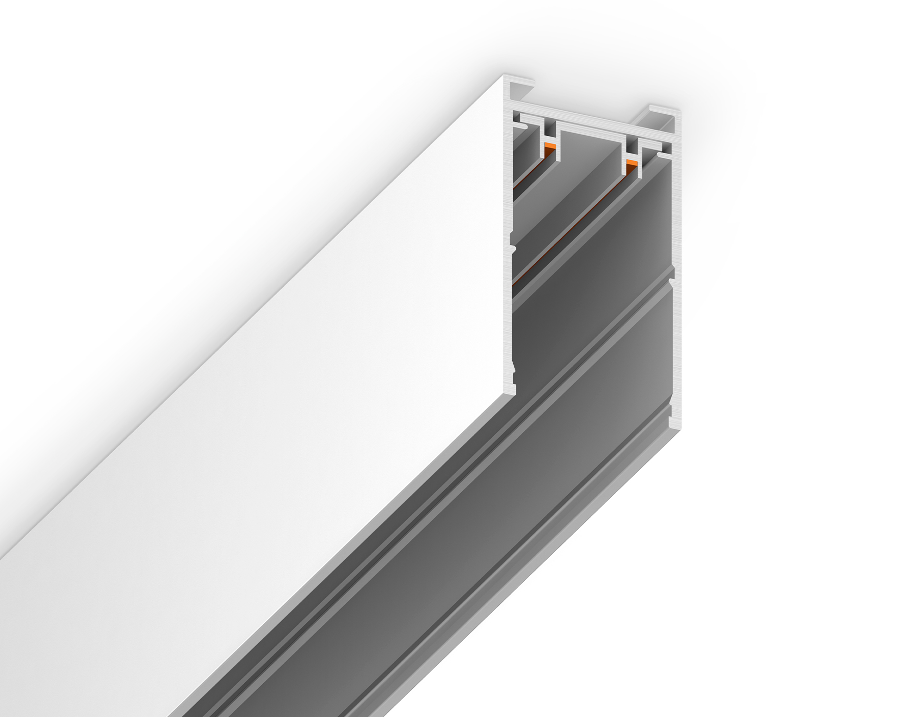 Шинопровод накладной Magnetic 25мм 220V GL1003 WH белый IP20 220V 2000*30.6*56 Ambrella Light 10