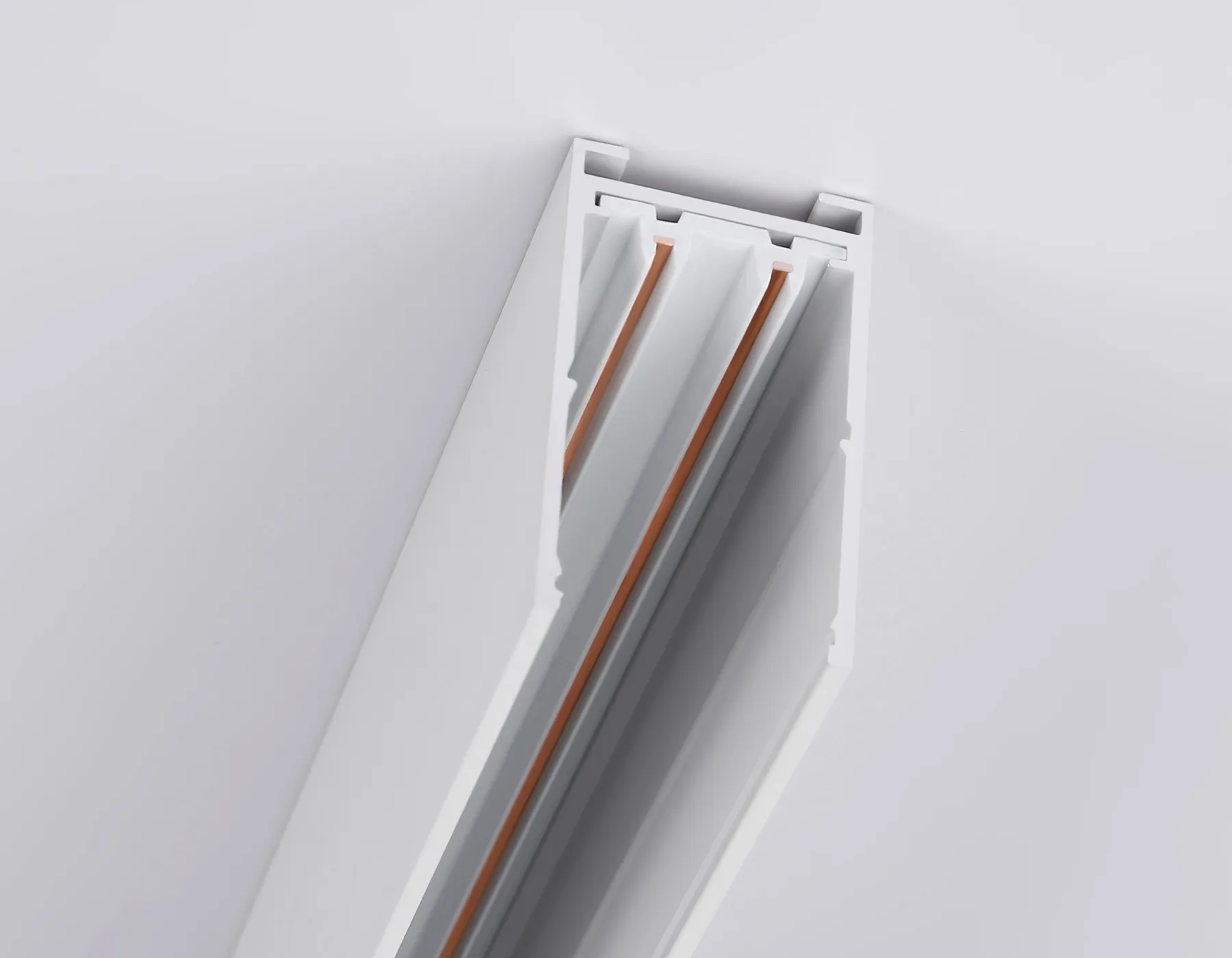 Шинопровод накладной-подвесной Magnetic 25 220В белый 3м GL1005 WH белый IP20 220V 3000*30.6*56 Ambrella Light 11