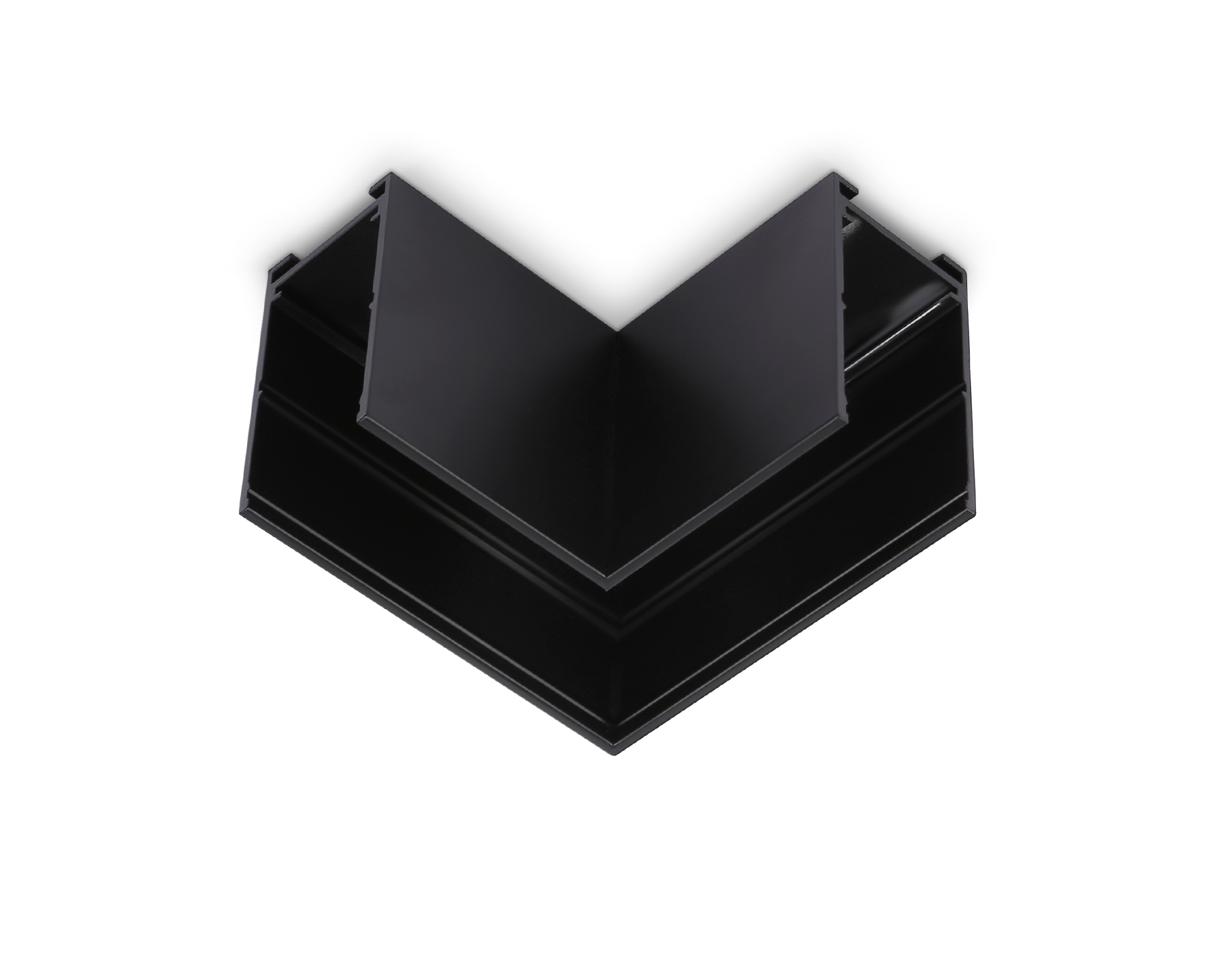 Коннектор угловой для накладного шинопровода Magnetic 25мм 220V GL1032 BK черный коннектор угловой для накладного шинопровода Magnetic 220V 80*80*52 Ambrella Light 7