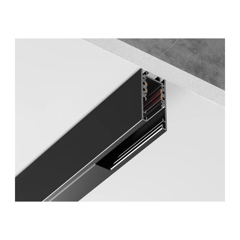 Шинопровод накладной-подвесной Magnetic 10 48В черный 3м GL1919 BK черный IP20 48V 3000*21*43 Ambrella Light 9