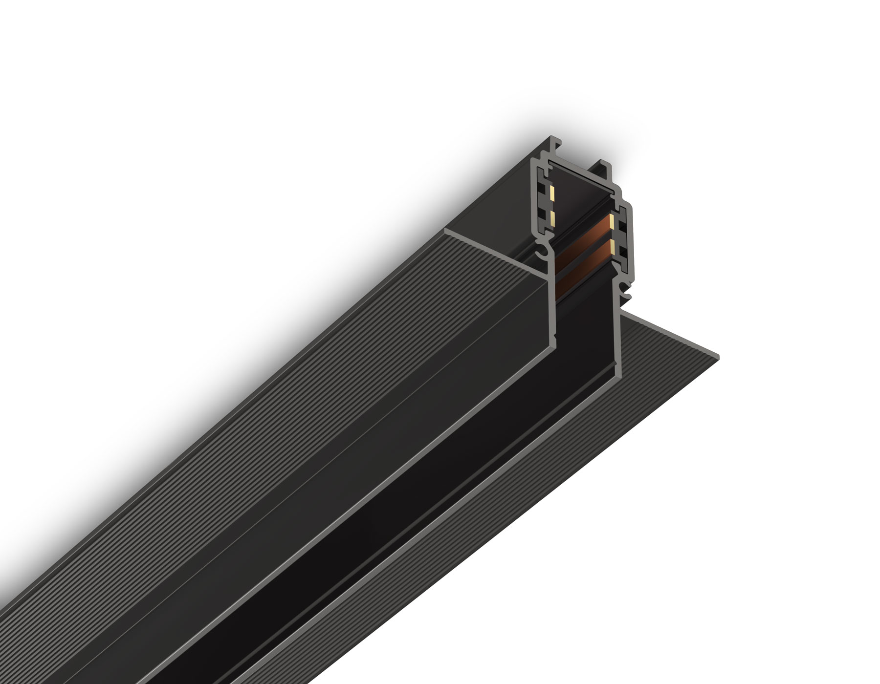 Шинопровод 3м встраиваемый под ГКЛ 12,5мм Magnetic standard 48V 10mm GL1925 BK черный IP20 48V 3000*55*43 Ambrella Light 8