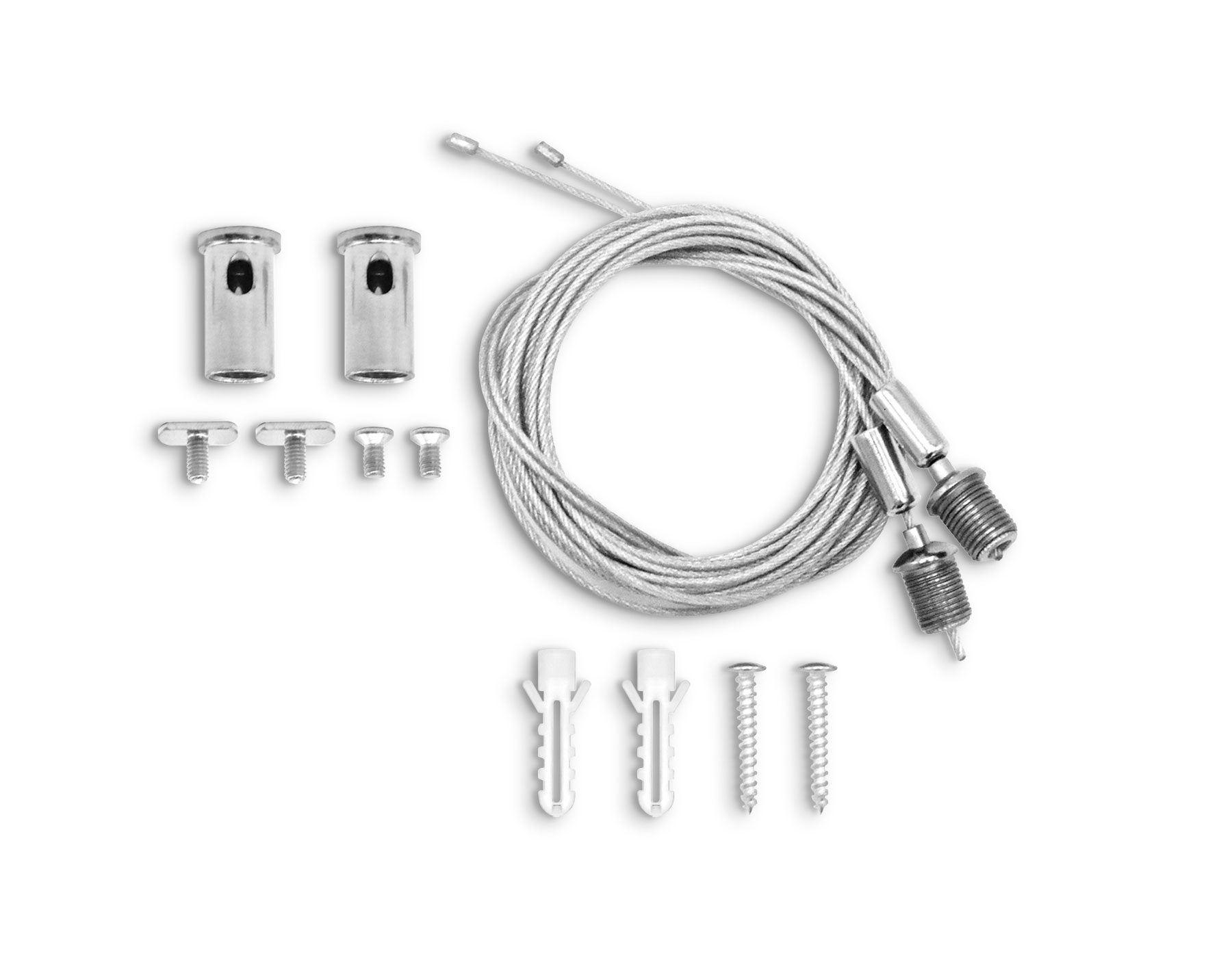 Подвес 1,5м для накладного шинопровода Magnetic standard 48V 10mm GL1999 CH хром 1.5м Ambrella Light 2