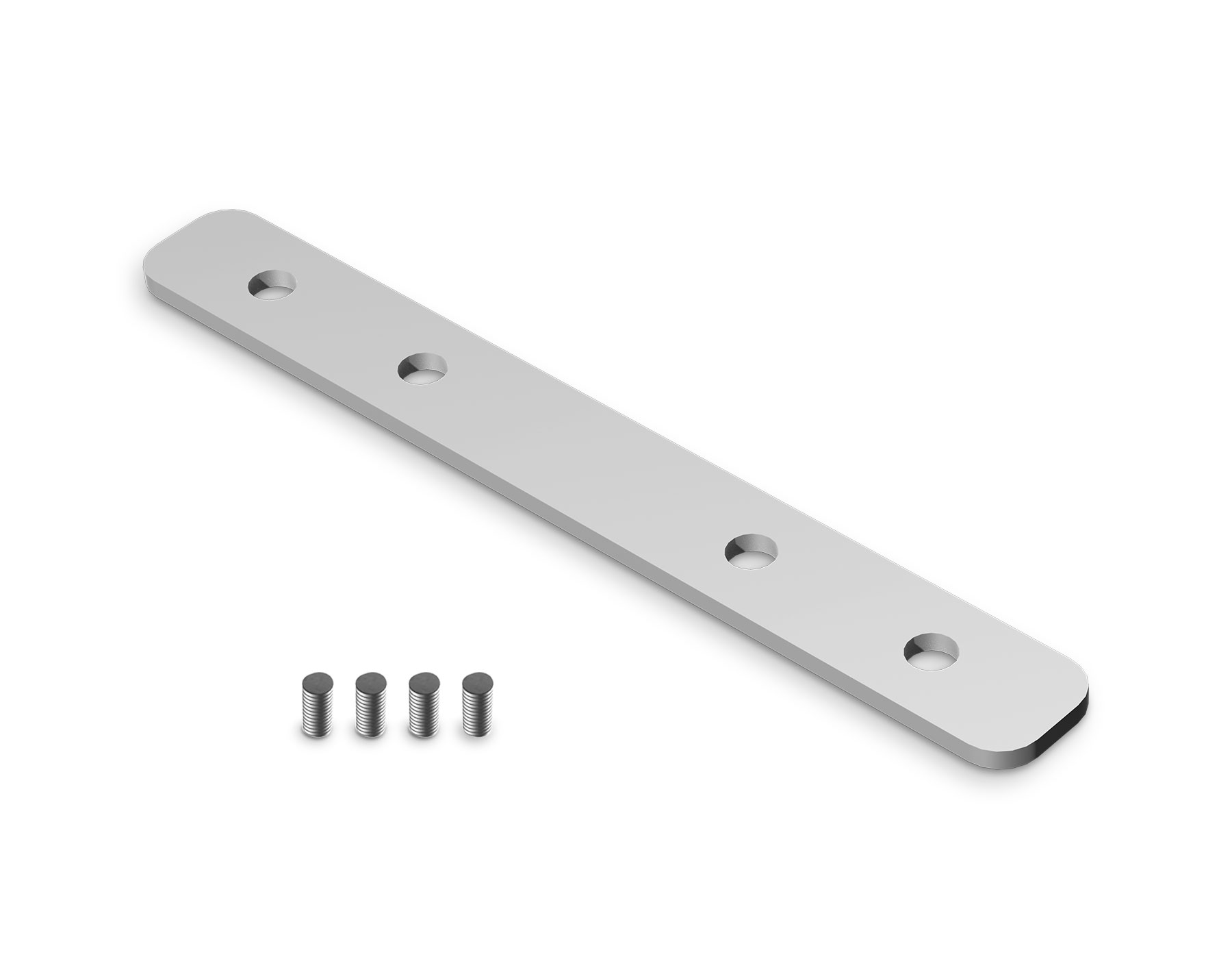 Соединитель прямой для шинопровода Magnetic standard 48V 10mm GL2005 AL алюминий 40*40*1,5 Ambrella Light 5