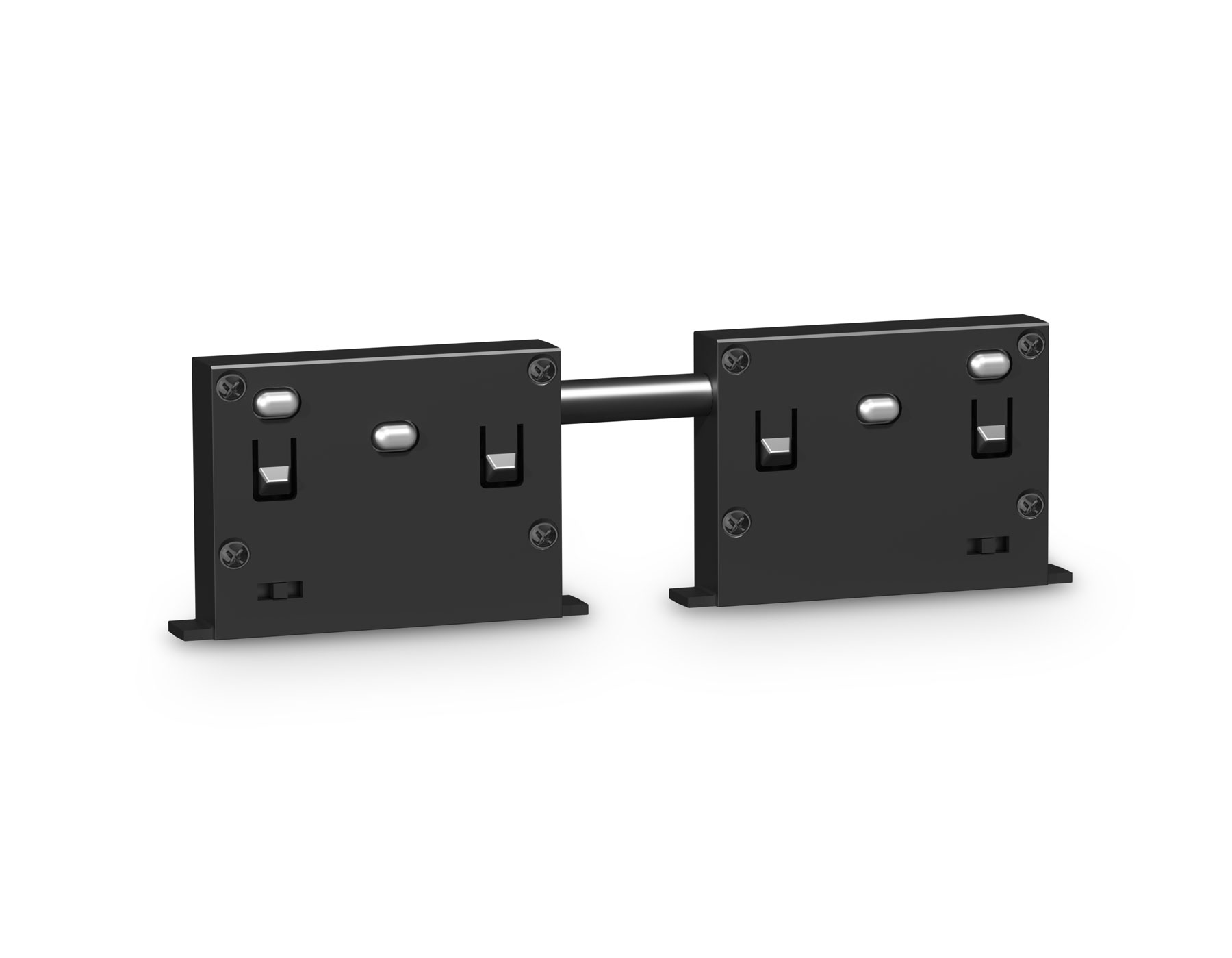 Коннектор питания прямой для шинопровода Magnetic standard 48V 10mm GL2030 BK черный IP20 48V 120*10*37 Ambrella Light 4