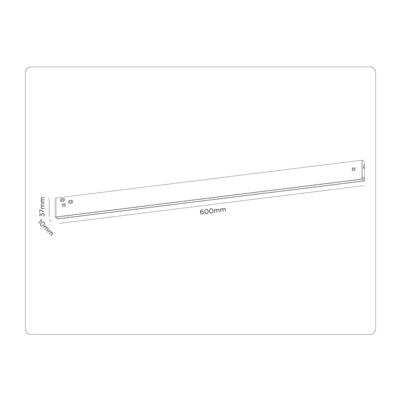 Трековый линейный светильник DIP-3CCT 3000K-6000K 30Вт 120° GL2330 BK черный IP20 30W 3CCT 3000-6400K 48V 600*10*37 Ambrella Light 12