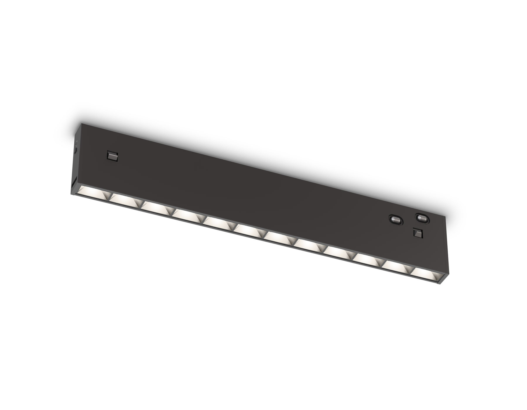 Трековый линейный светильник 3CCT 3000K-6000K 10W 38° GL2335 BK черный IP20 10W 3CCT 3000/4200/6400K 48V 200*10*37 Ambrella Light 12