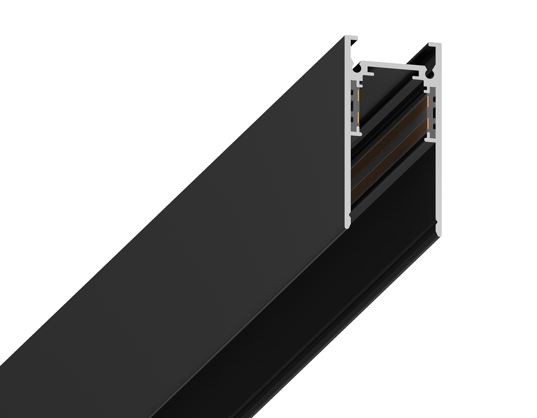 Шинопровод низковольтный накладной Magnetic 20mm 48V GL3301 BK черный IP20 48V 1000*26.9*53.7 Ambrella Light 6