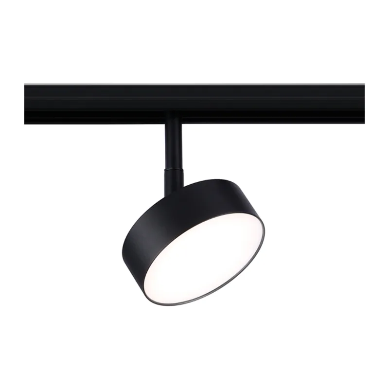 Трековый светильник 4000K 12Вт 120° GL3853 BK черный IP20 12W 4200K 48V D95*30 Ambrella Light 7