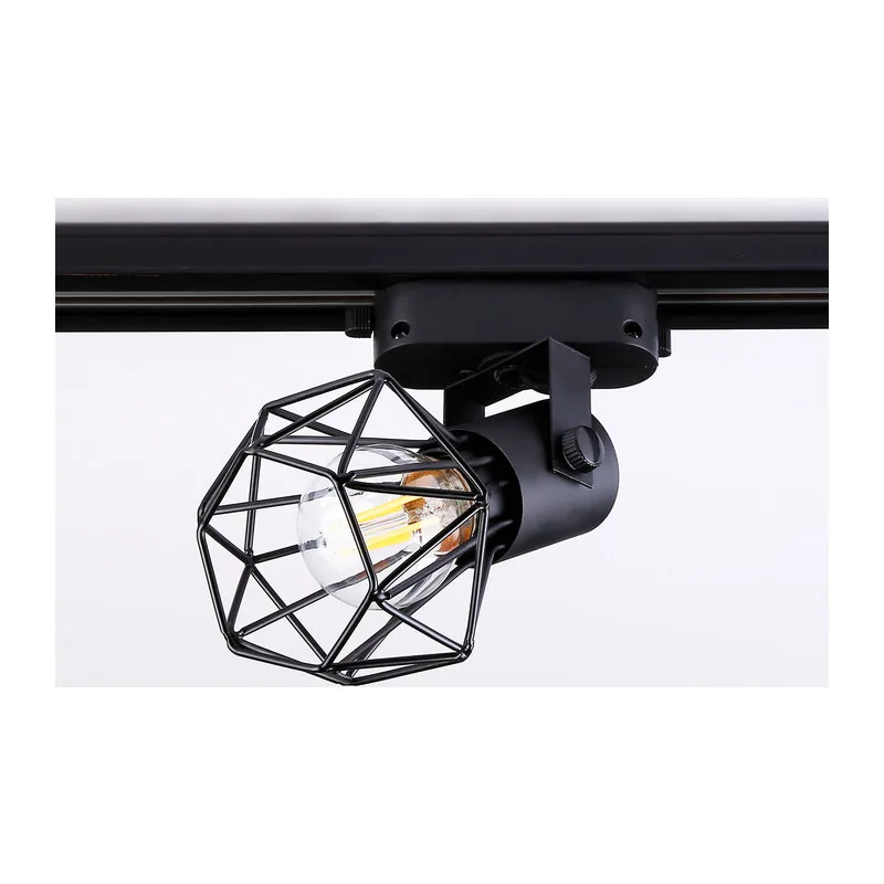 Трековый светильник E27 GL5002 BK черный E27 max 40W D92*163 Ambrella Light 9