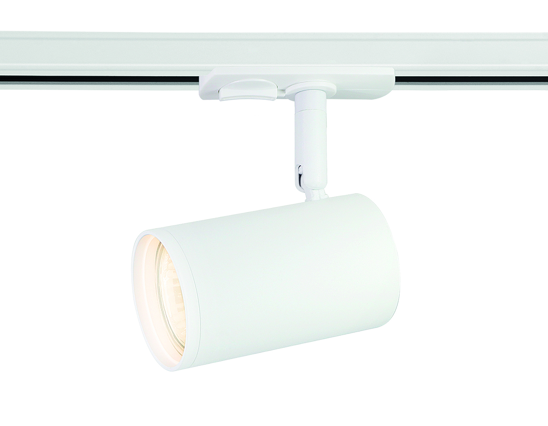 Трековый однофазный светильник со сменной лампой GL5128 WH белый GU10 max 12W Ambrella Light 5