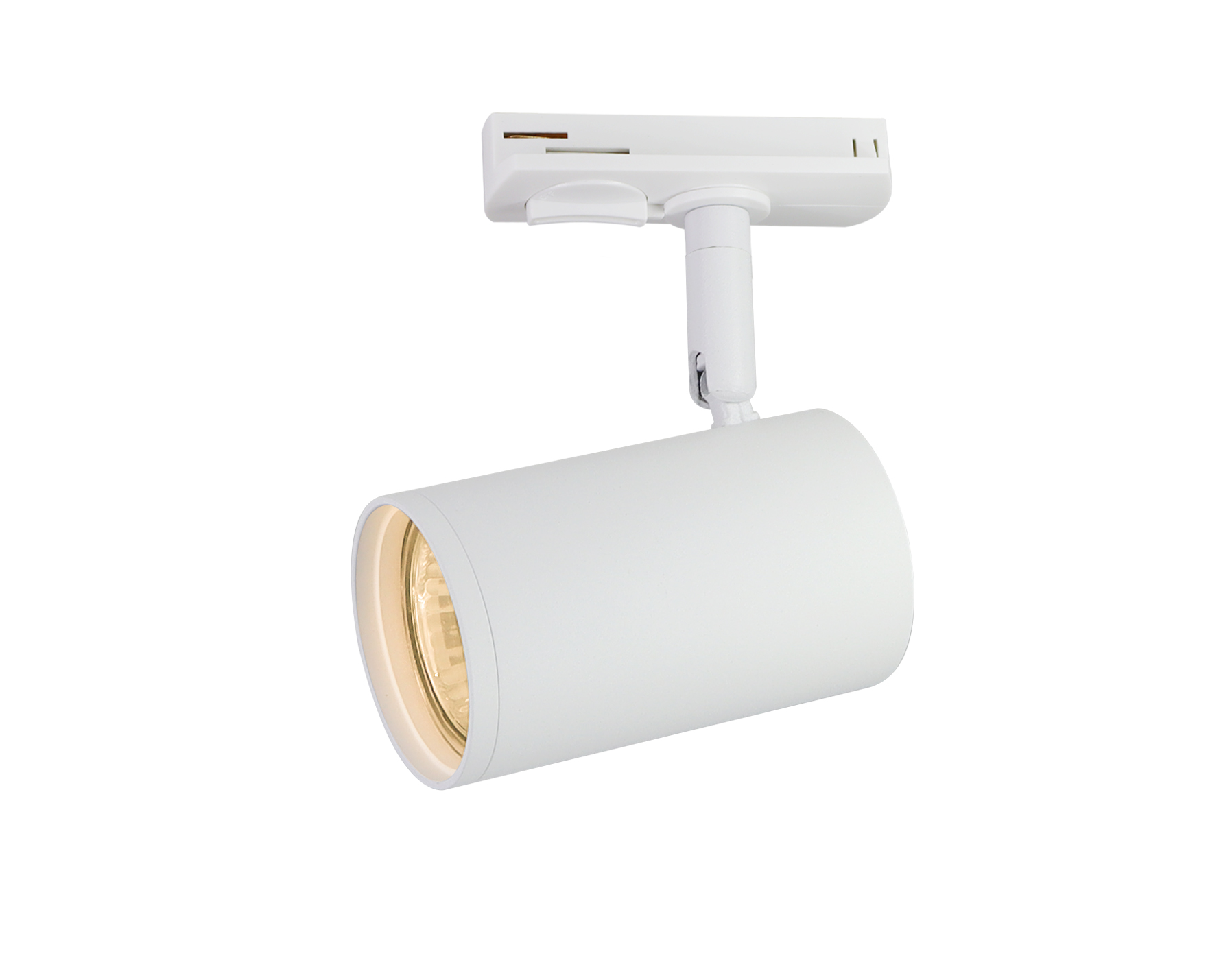 Трековый однофазный светильник со сменной лампой GL5128 WH белый GU10 max 12W Ambrella Light 6