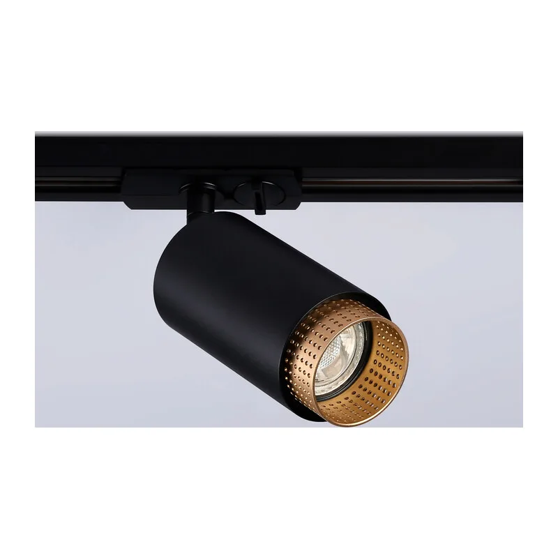 Трековый акцентный светильник GU10 GL5162 BK/GD черный/золото GU10 max 12W D60*190 Ambrella Light 12
