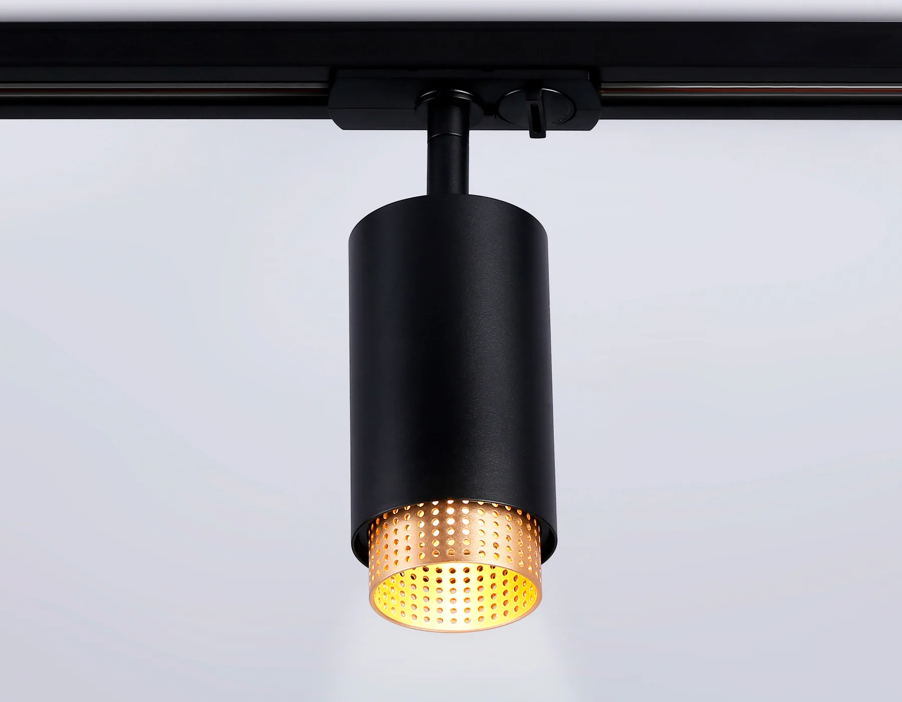 Трековый акцентный светильник GU10 GL5162 BK/GD черный/золото GU10 max 12W D60*190 Ambrella Light 9
