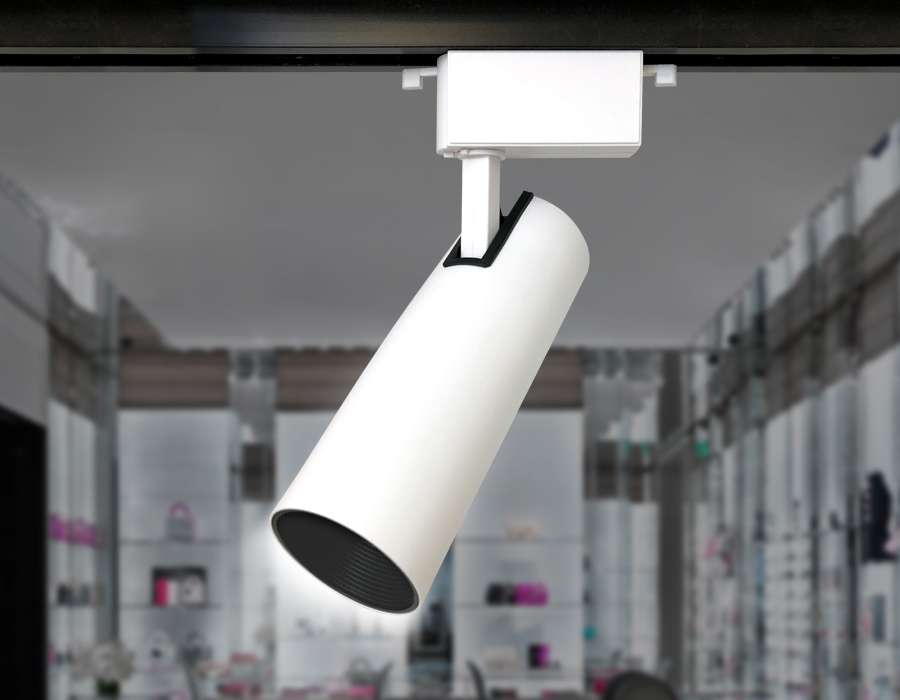 Трековый однофазный светодиодный светильник GL5853 WH/BK белый/черный LED 30W 4200K 24° Ambrella Light 4