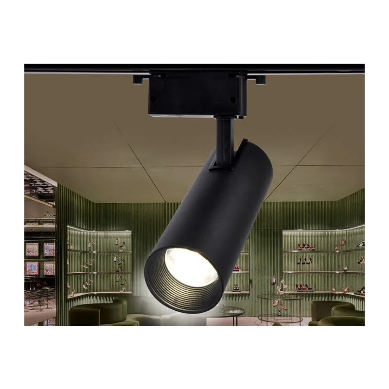 Трековый акцентный светильник 4000K 30Вт 24° GL5860 BK черный LED 30W 4200K 24° Ambrella Light 4