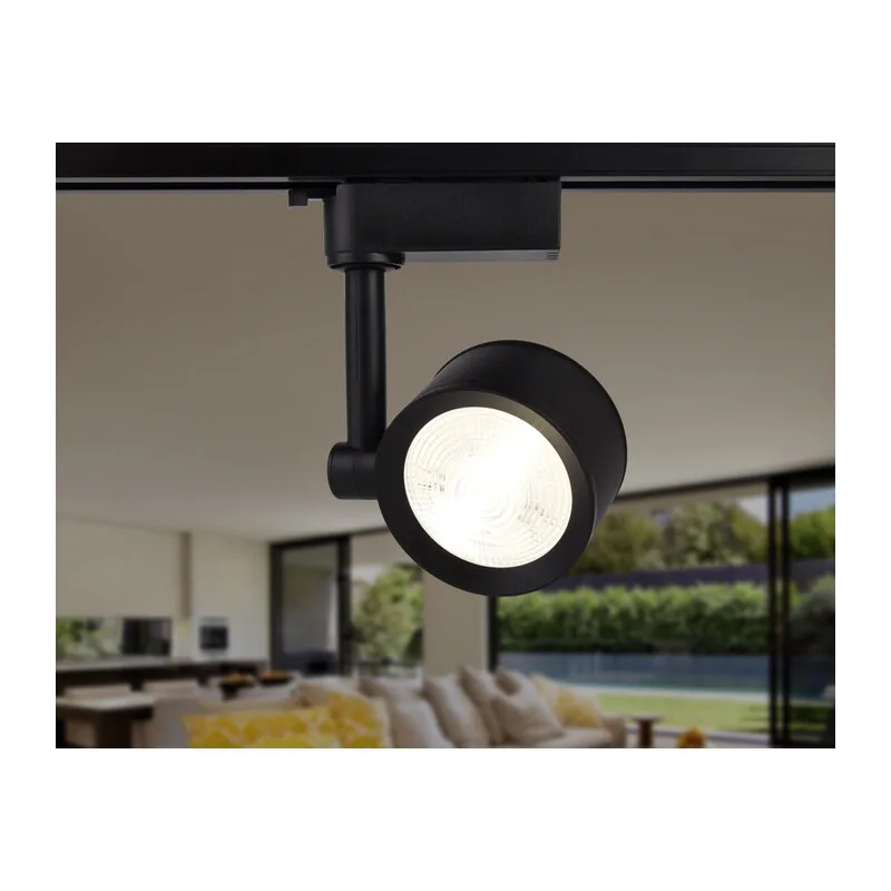 Трековый акцентный светильник 4000K 12Вт 24° GL6392 BK черный LED 12W 4200K 24° Ambrella Light 5
