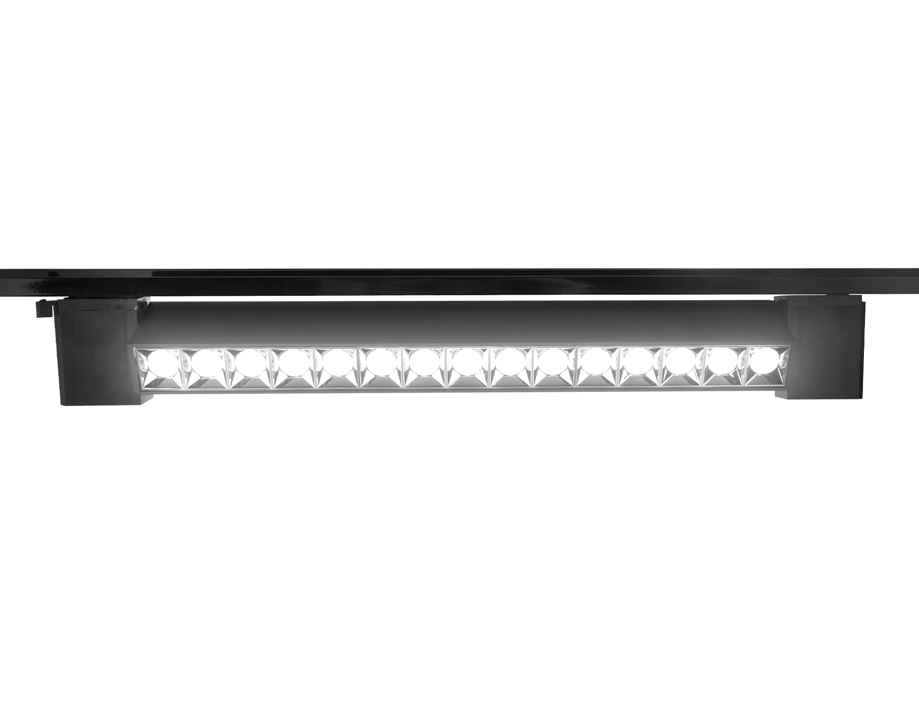 Трековый однофазный светодиодный светильник GL6690 BK черный LED 18W 4200K 24° Ambrella Light 3