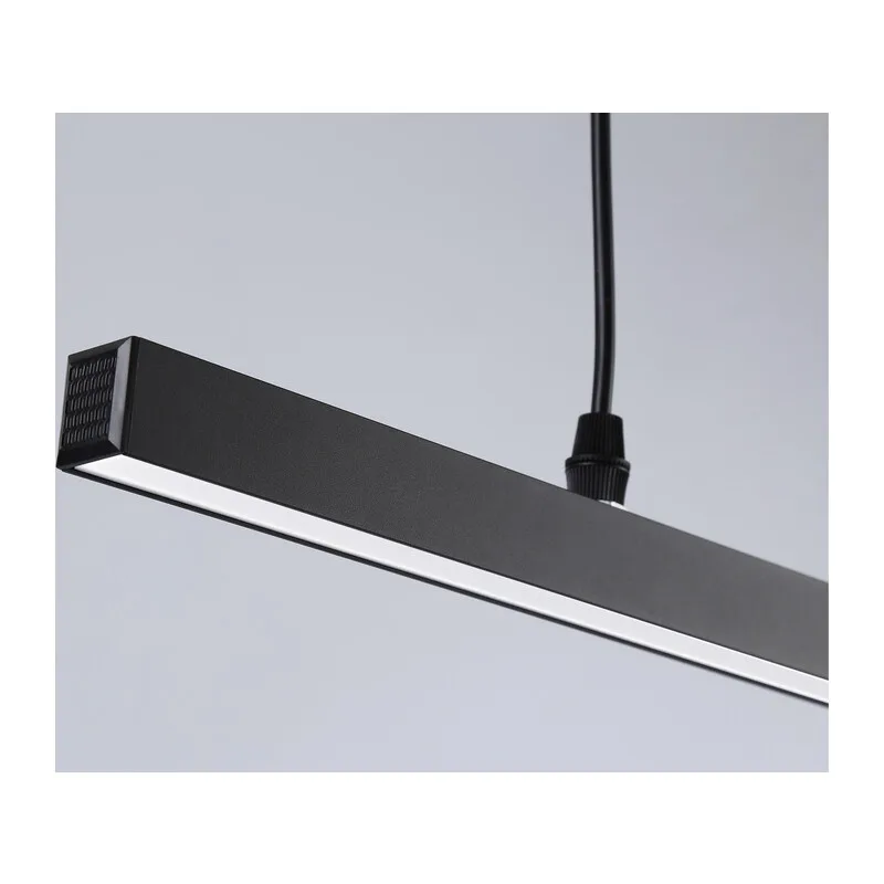 Трековый линейный светильник 4000K 24Вт 120° GL6787 BK черный LED 24W 4200K 600*22*1025 Ambrella Light 9