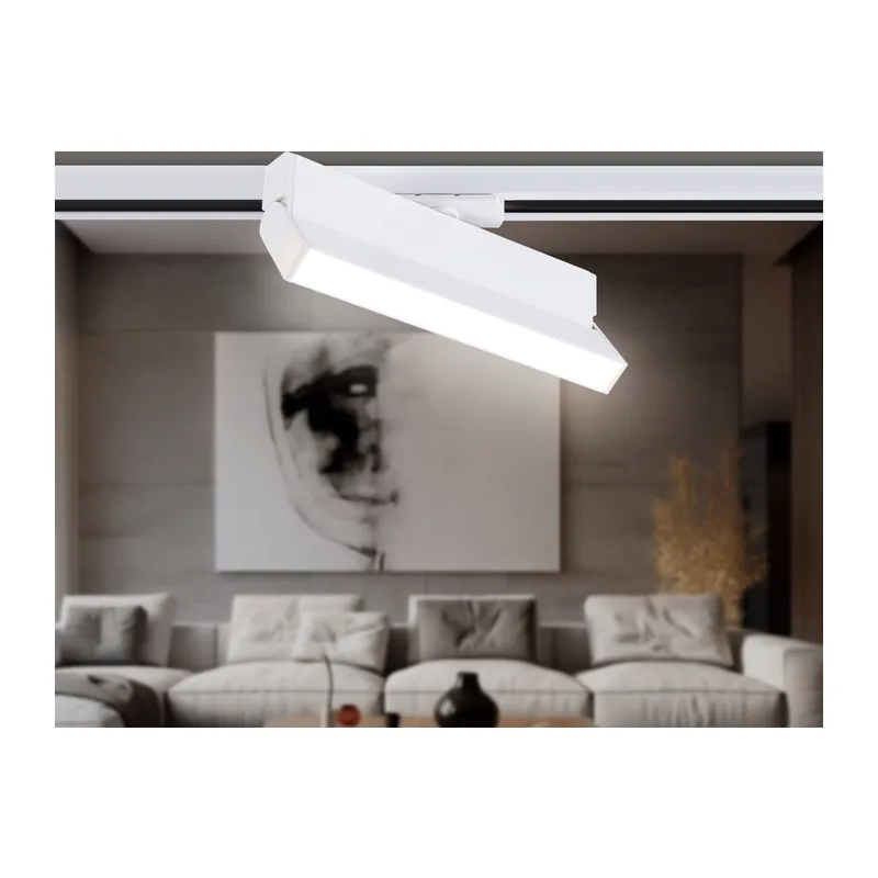 Трековый линейный светильник 4000K 12Вт 120° GL6806 WH белый LED 12W 4200K 230*22*87 Ambrella Light 14