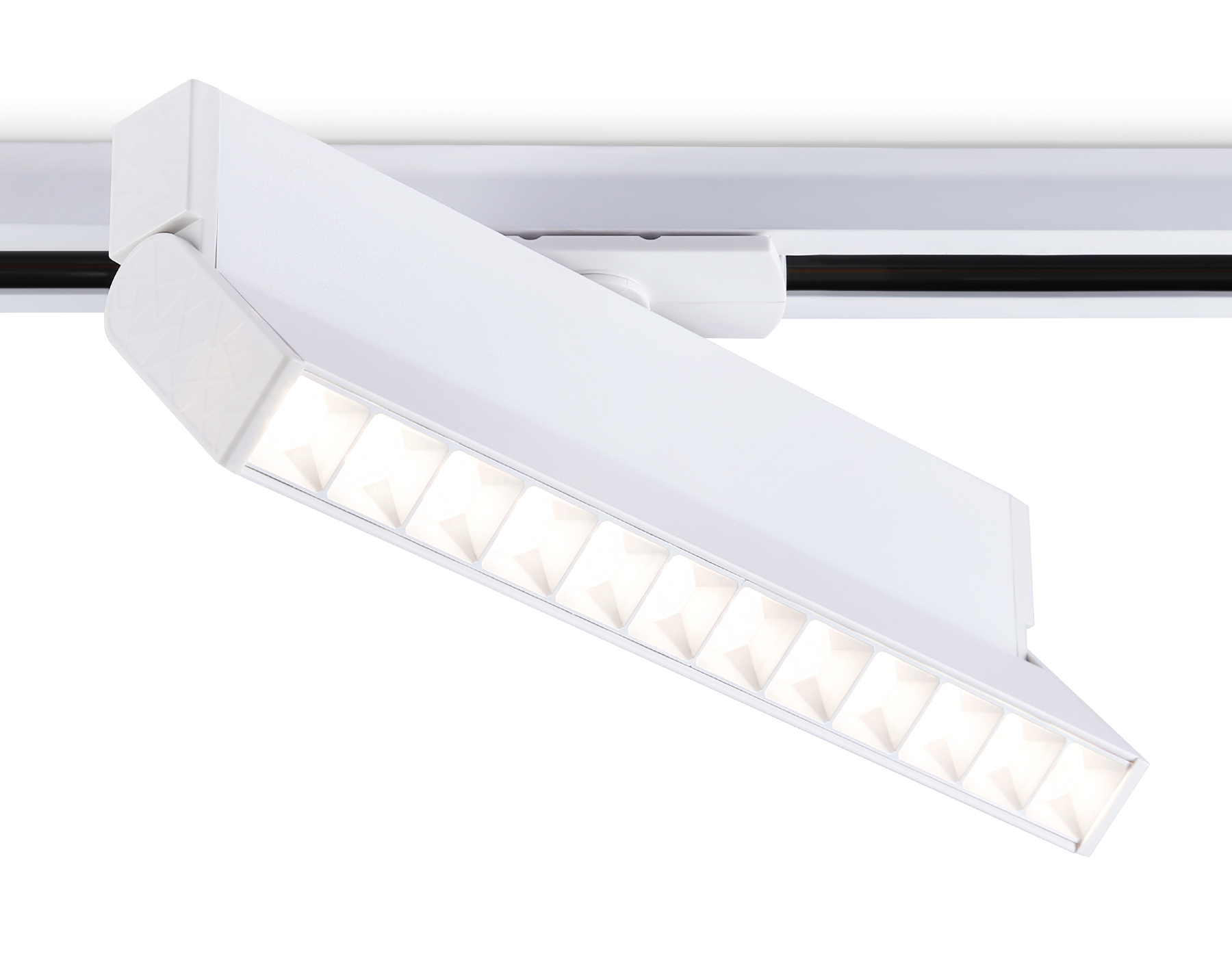 Трековый однофазный светодиодный светильник GL6816 WH белый LED 12W 4200K 24° 230*22*87 Ambrella Light 9