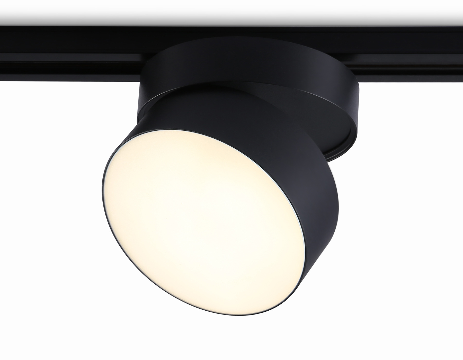 Трековый однофазный светодиодный светильник GL6877 BK черный LED 16W 3000K D115*90 Ambrella Light 7