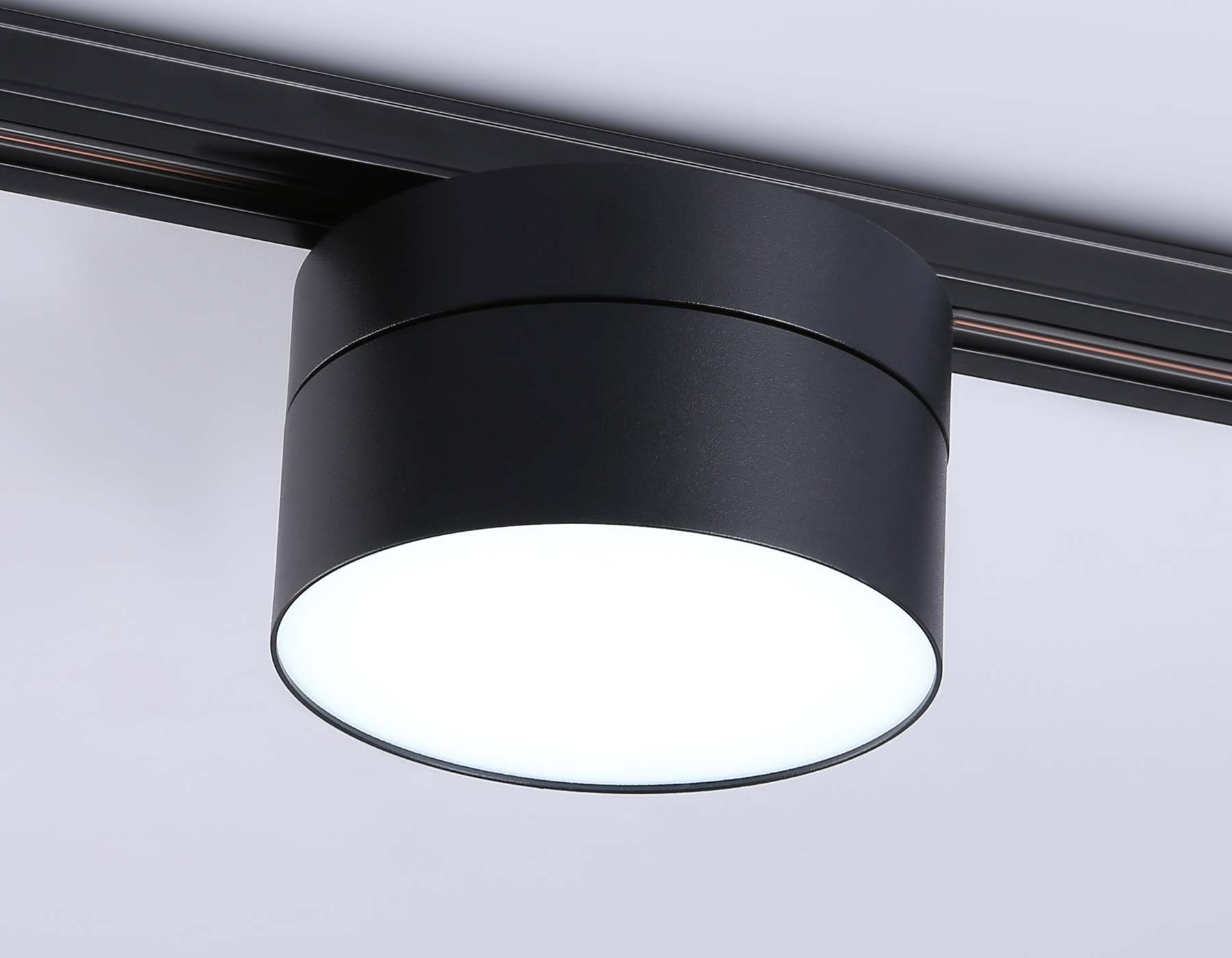 Трековый однофазный светодиодный светильник GL6879 BK черный LED 16W 4200K D115*90 Ambrella Light 10