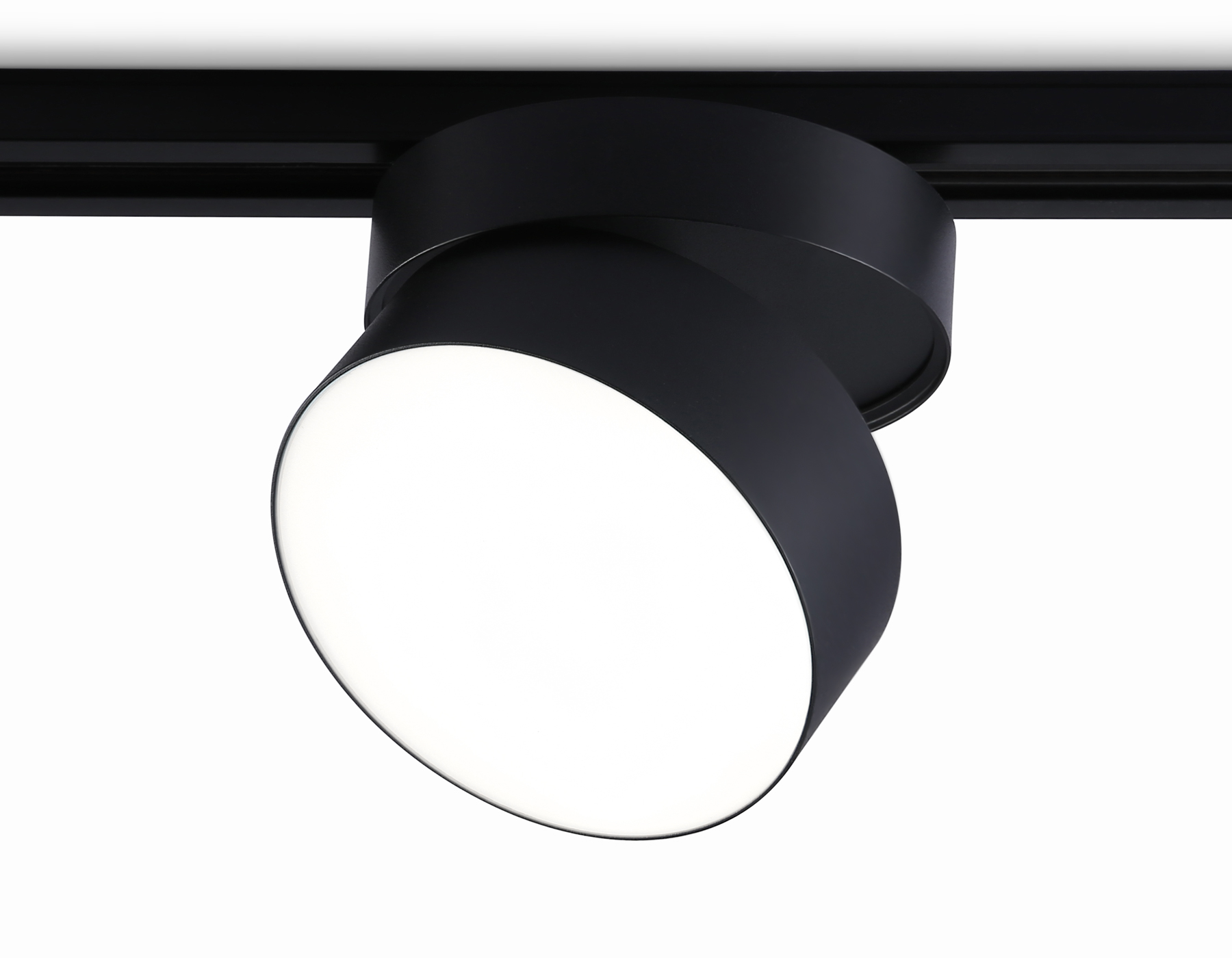 Трековый однофазный светодиодный светильник GL6879 BK черный LED 16W 4200K D115*90 Ambrella Light 6