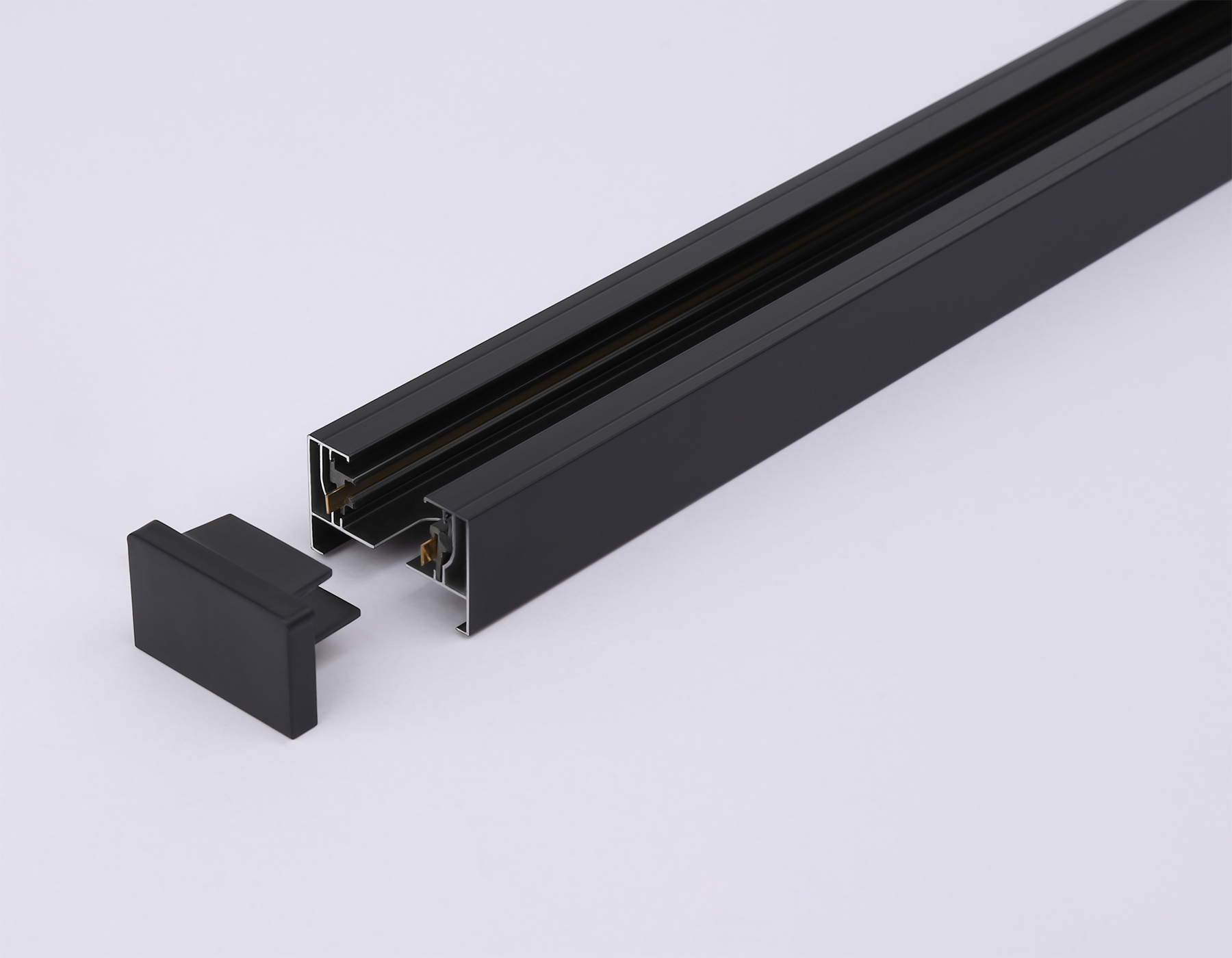 Шинопровод накладной однофазный 2m Standard system 220V Plus GL7104 BK черный матовый IP20 Standard 220V NEW 2000*32.5*19.8 Ambrella Light 12