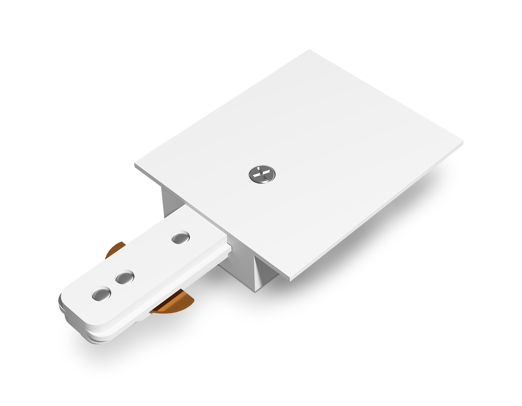 Ввод питания для встраиваемого шинопровода Standard 220V Plus GL7155 WH белый ввод питания IP20 Standard 220V NEW 108*58.6*18 Ambrella Light 5