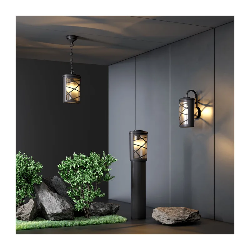 Уличный настенный светильник Premier D IP44 GL 1017D черный Elektrostandard 3
