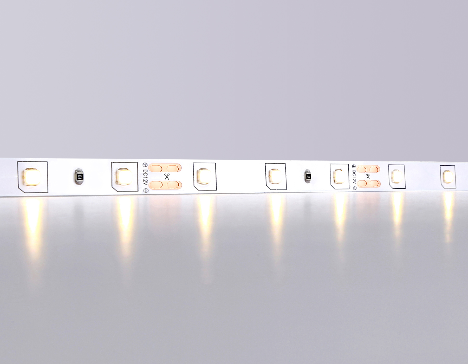 Светодиодная лента Ambrella Light GS1001 2835 60Led /4.8W m/ 12V IP20 3000K 5m /кратность резки 50mm GS1001 2835 60Led/ 4.8W m/ 12V IP20 3000K/ 5000*8*1.2mm (2 конт.) Ambrella Light 11