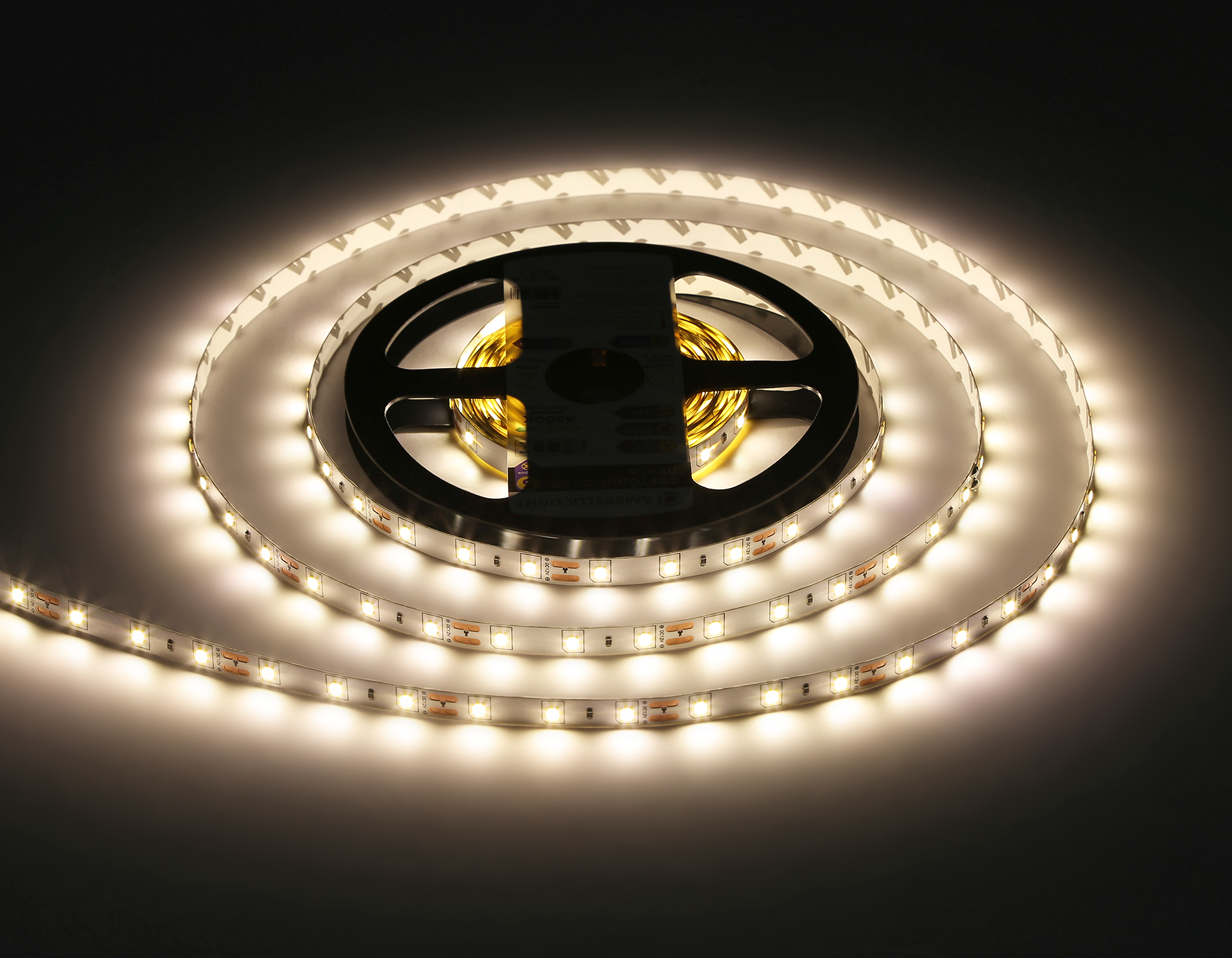 Светодиодная лента Ambrella Light GS1002 2835 60Led /4.8W m/ 12V IP20 4500K 5m /кратность резки 50mm GS1002 2835 60Led/ 4.8W m/ 12V IP20 4500K/ 5000*8*1.2mm (2 конт.) Ambrella Light 17