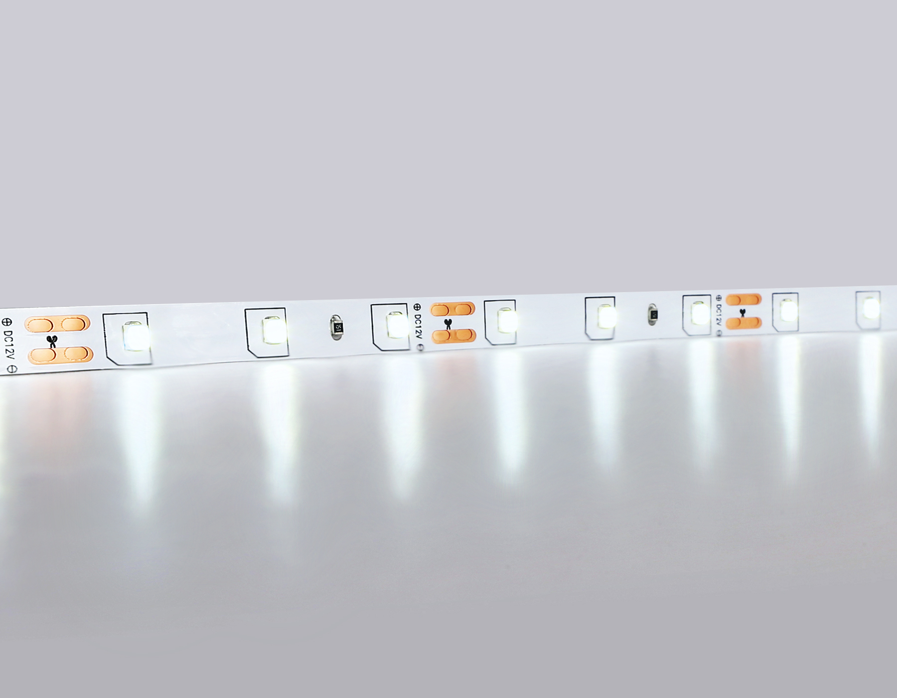 Светодиодная лента Ambrella Light GS1003 2835 60Led /4.8W m/ 12V IP20 6500K 5m/ кратность резки 50mm GS1003 2835 60Led/ 4.8W m/ 12V IP20 6500K/ 5000*8*1.2mm (2 конт.) Ambrella Light 11