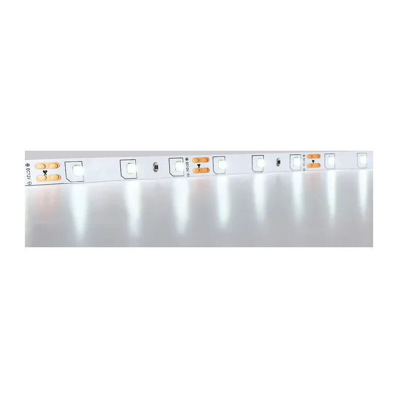 Светодиодная лента 12В 2835 60Led 4.8Вт/м 6500K IP20 5м GS1003 2835 60Led/ 4.8W m/ 12V IP20 6500K/ 5000*8*1.2mm (2 конт.) Ambrella Light 9