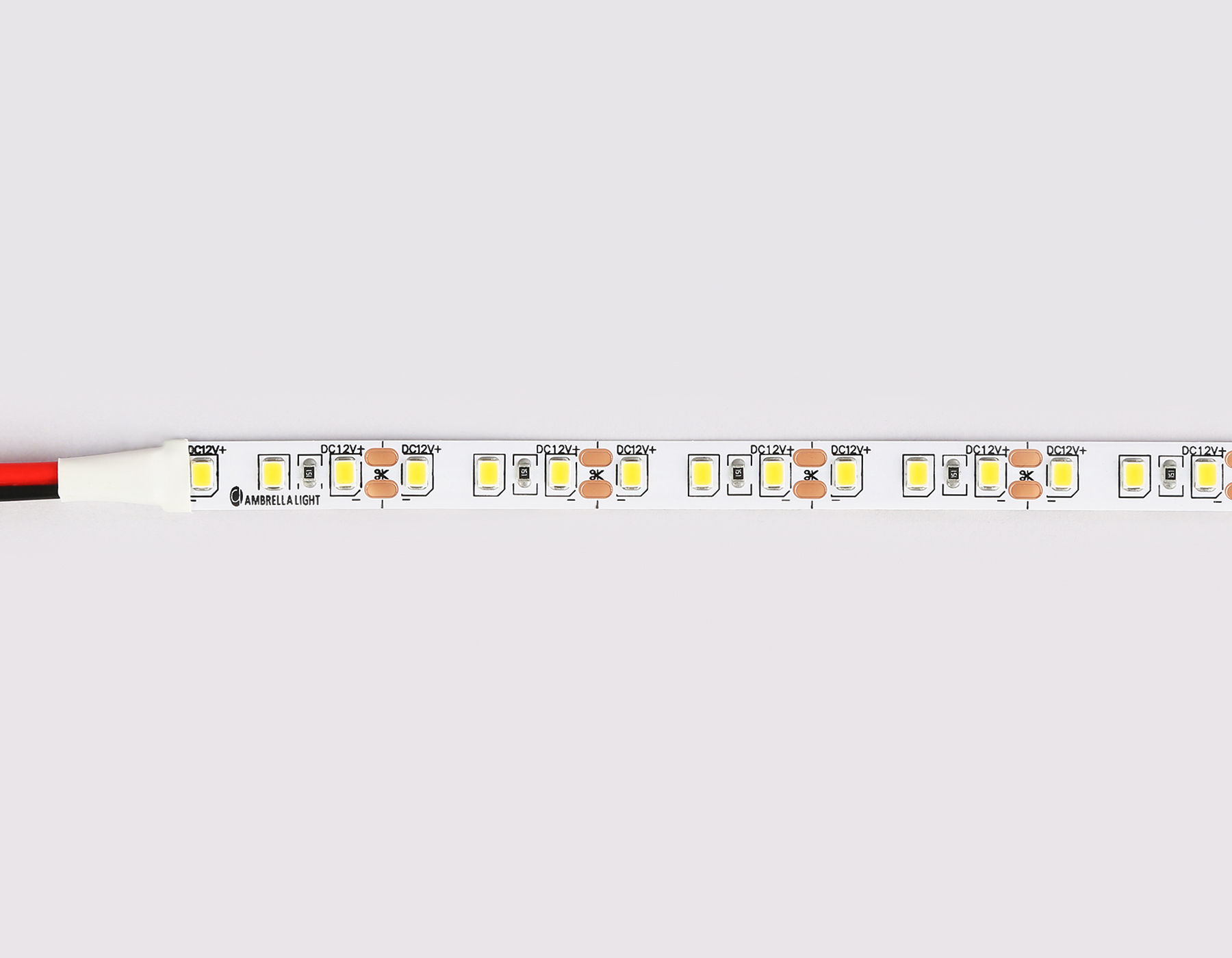 Светодиодная лента Ambrella Light GS1102 2835 120Led /9.6W m/ 12V IP20 4500K 5m/кратность резки 25mm GS1102 2835 120Led/ 9.6W m/ 12V IP20 4500K/ 5000*8*1.2mm (2 конт.) Ambrella Light 13