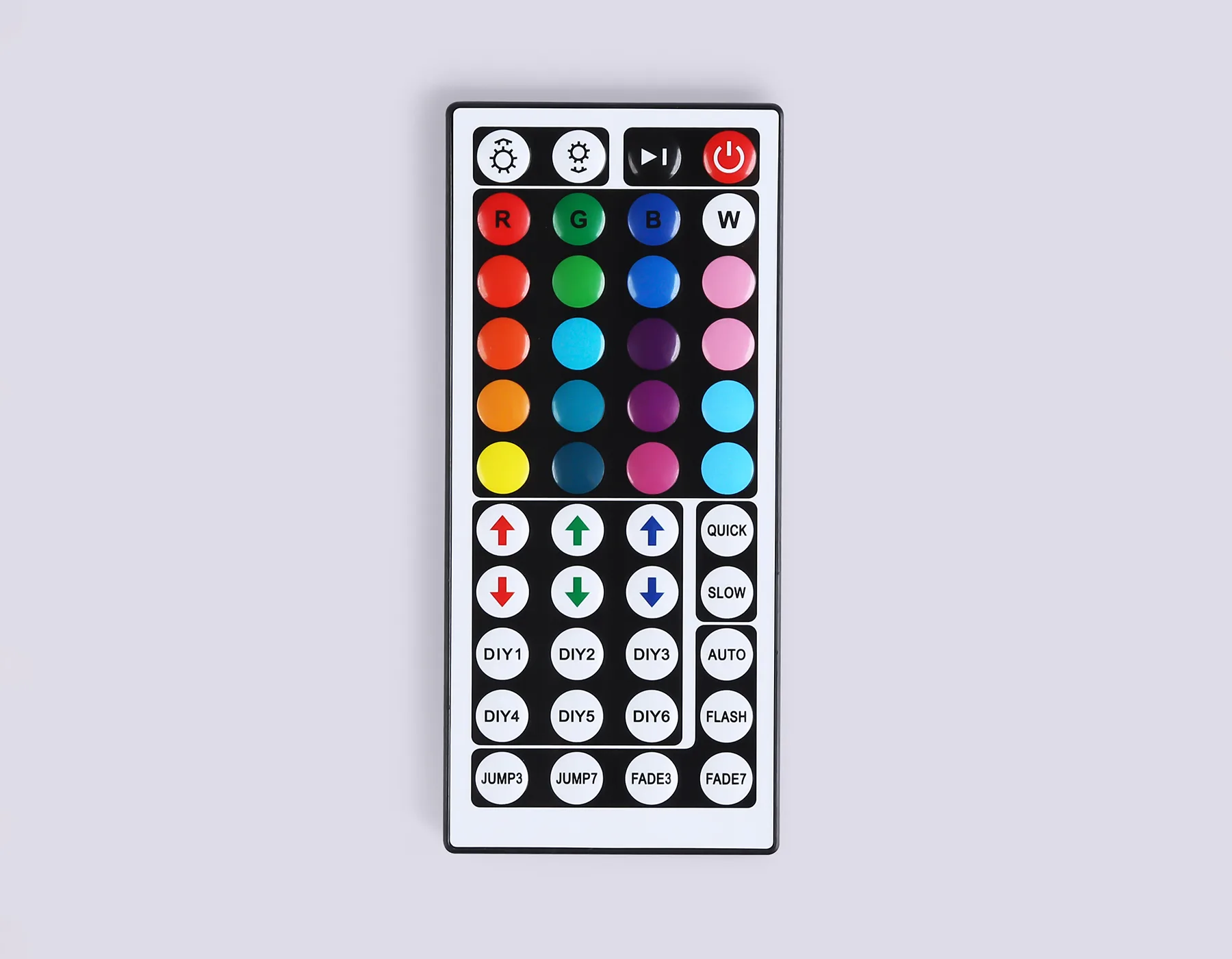 Контроллер для светодиодных лент RGB с пультом 6А 12В 72Вт - 24В 144Вт GS11251 контроллер RGB 6A 12V 72W/ 24V 144W (ПДУ ИК CR2025) Ambrella Light 6