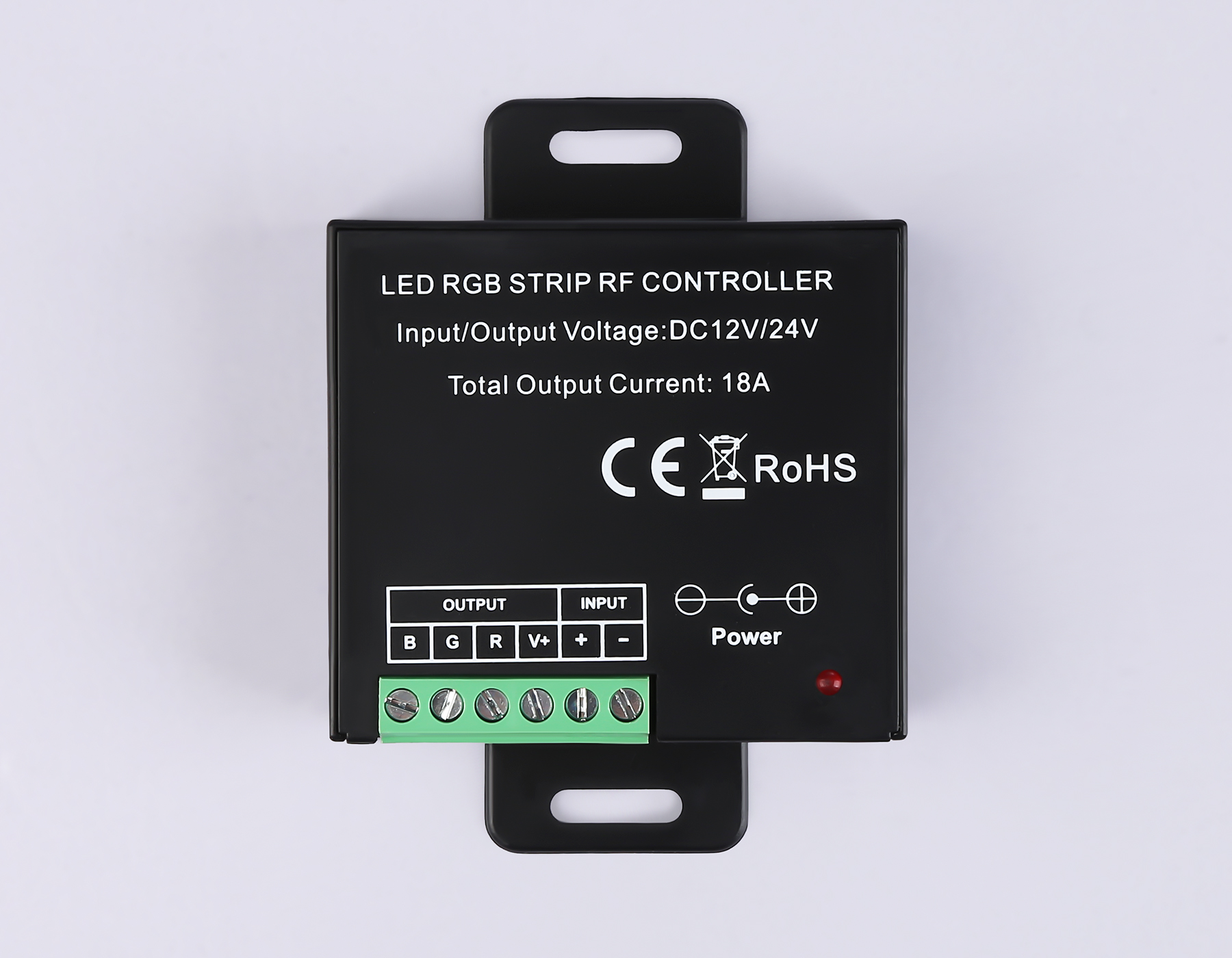 Контроллер для светодиодных лент RGB с радио пультом 2.4G 18A 12V 216W/ 24V 432W GS11301 GS11301 контроллер RGB 18A 12V 216W/ 24V 432W (ПДУ Радио 2.4G CR2025) Ambrella Light 8