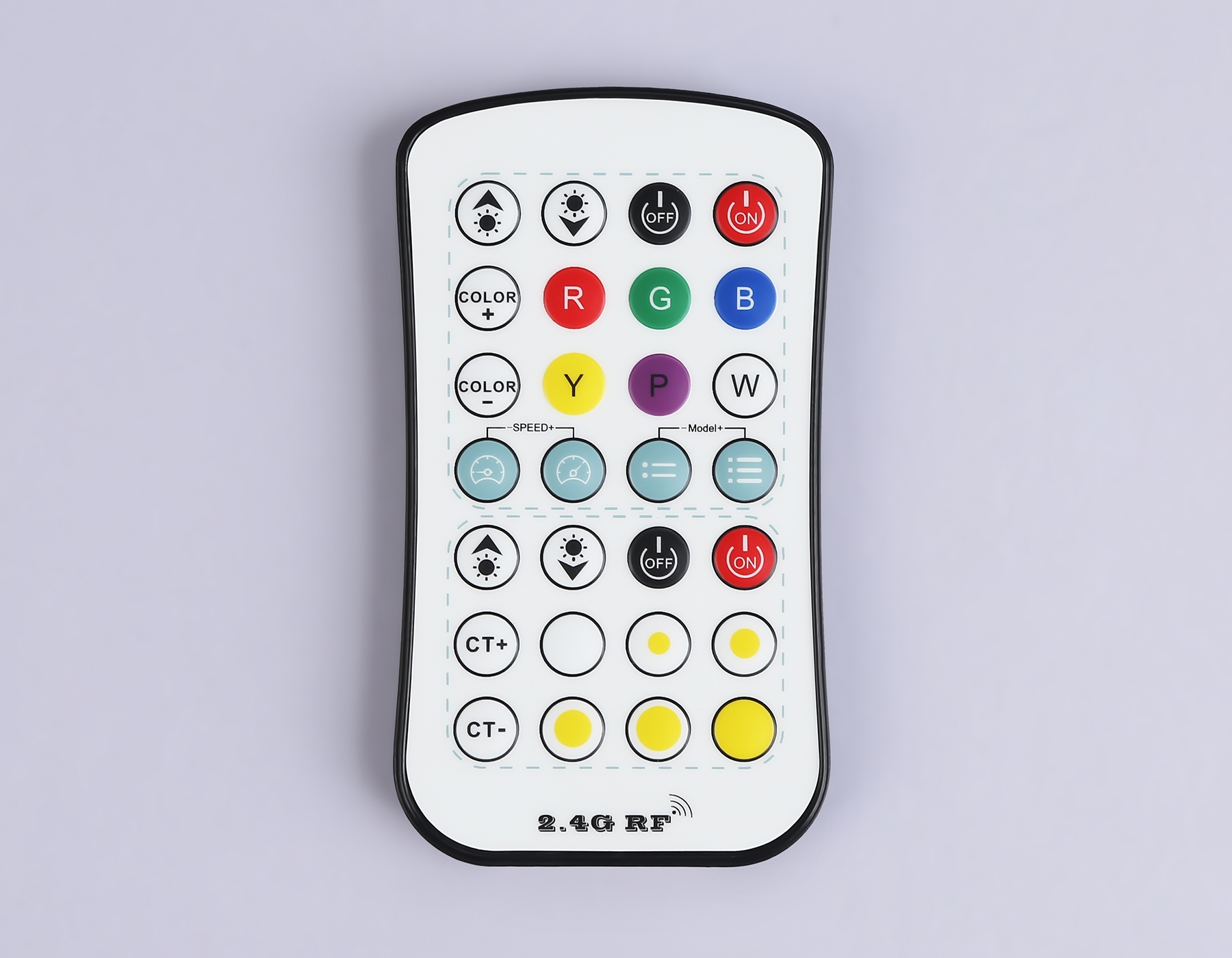 Контроллер для светодиодных лент RGB+CCT c радио пультом 2.4G GS11501 GS11501 контроллер RGB+CCT 12A 12V 144W/ 24V 288W (ПДУ Радио 2.4G CR2025) Ambrella Light 7