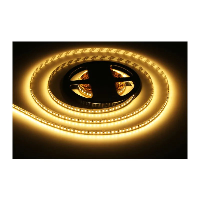 Светодиодная лента 12В 2835 180Led 14.4Вт/м 3000K IP20 5м GS1301 2835 180Led/ 14.4W m/ 12V IP20 3000K/ 5000*8*1.2mm (2 конт.) Ambrella Light 12