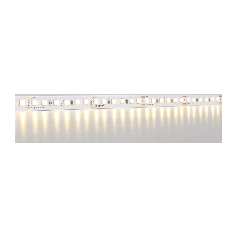 Светодиодная лента 12В 2835 180Led 14.4Вт/м 3000K IP20 5м GS1301 2835 180Led/ 14.4W m/ 12V IP20 3000K/ 5000*8*1.2mm (2 конт.) Ambrella Light 9