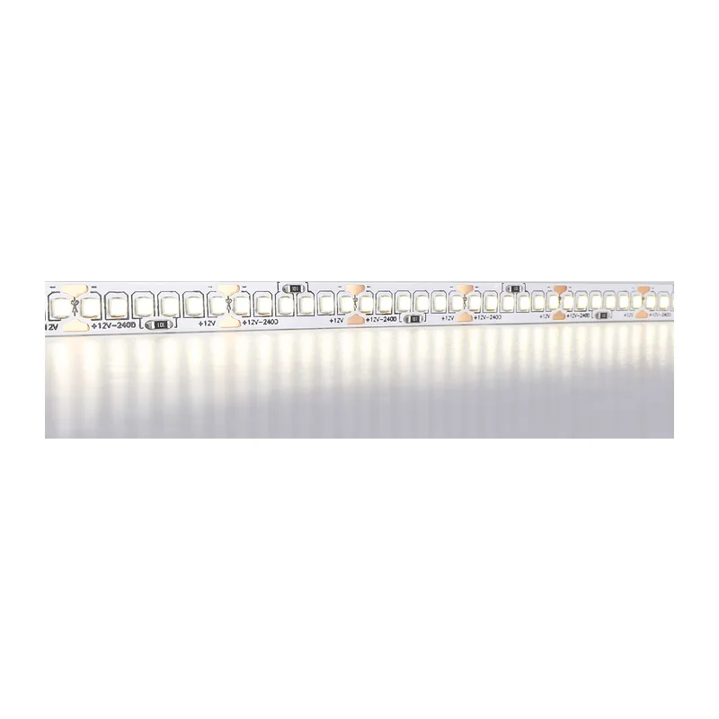 Светодиодная лента 12В 2835 240Led 17Вт/м 4500K IP20 5м GS1402 2835 240Led/ 17W m/ 12V IP20 4500K/ 5000*10*1.2mm (2 конт.) Ambrella Light 13