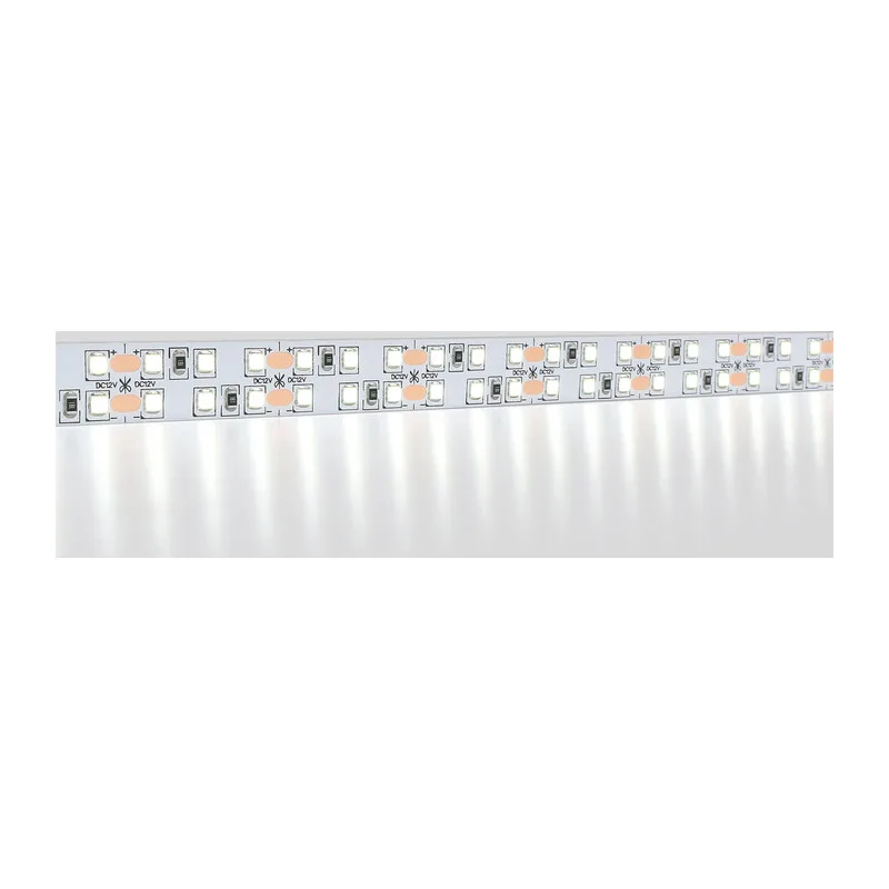 Светодиодная лента двухрядная 12В 2835 240Led 19.2Вт/м 6500K IP20 5м GS1603 2835 240Led/ 19.2W m/ 12V IP20 6500K/ 5000*14*1.2mm (2 конт.) Ambrella Light 10