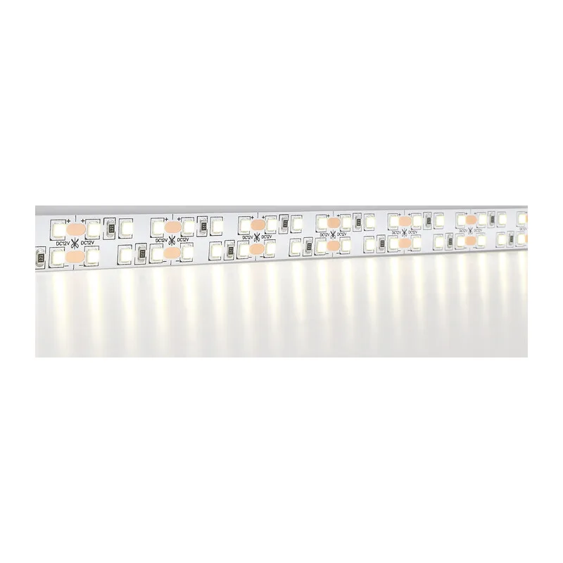 Светодиодная лента двухрядная 12В 2835 240Led 24Вт/м 4500K IP20 5м GS1702 2835 240Led/ 24W m/ 12V IP20 4500K/ 5000*14*1.2mm (2 конт.) Ambrella Light 10