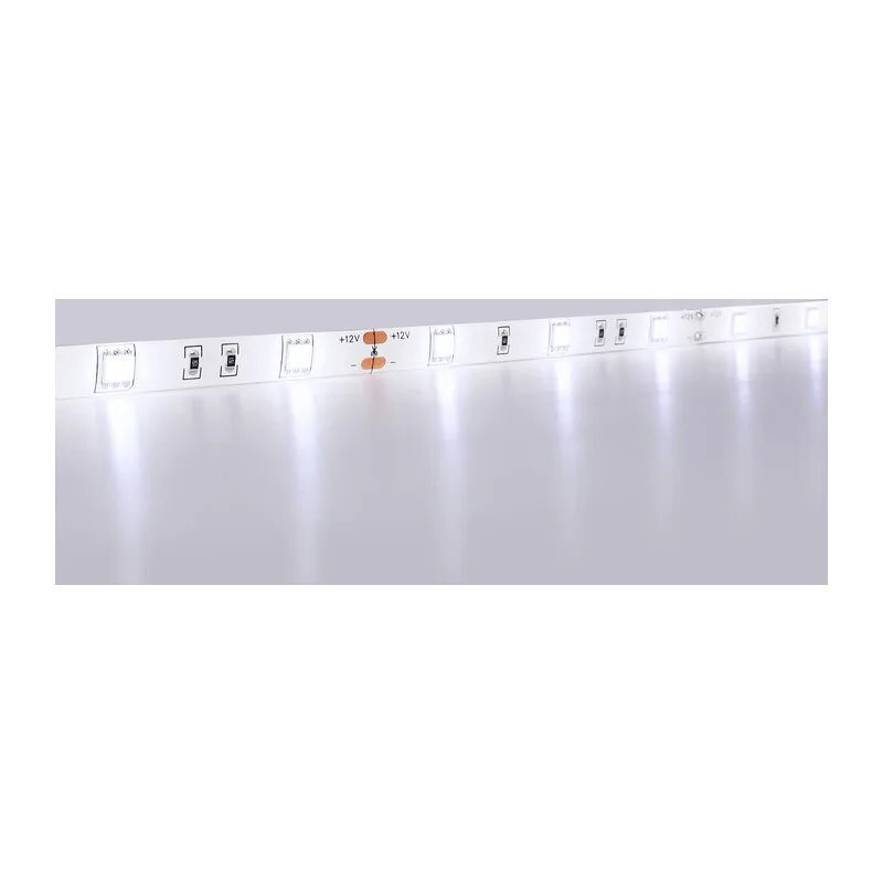Светодиодная лента 12В 5050 30Led 7.2Вт/м 6500K IP65 5м GS1903 5050 30Led/ 7.2W m/ 12V IP65 6500K/ 5000*10*2.87mm (2 конт.) Ambrella Light 10