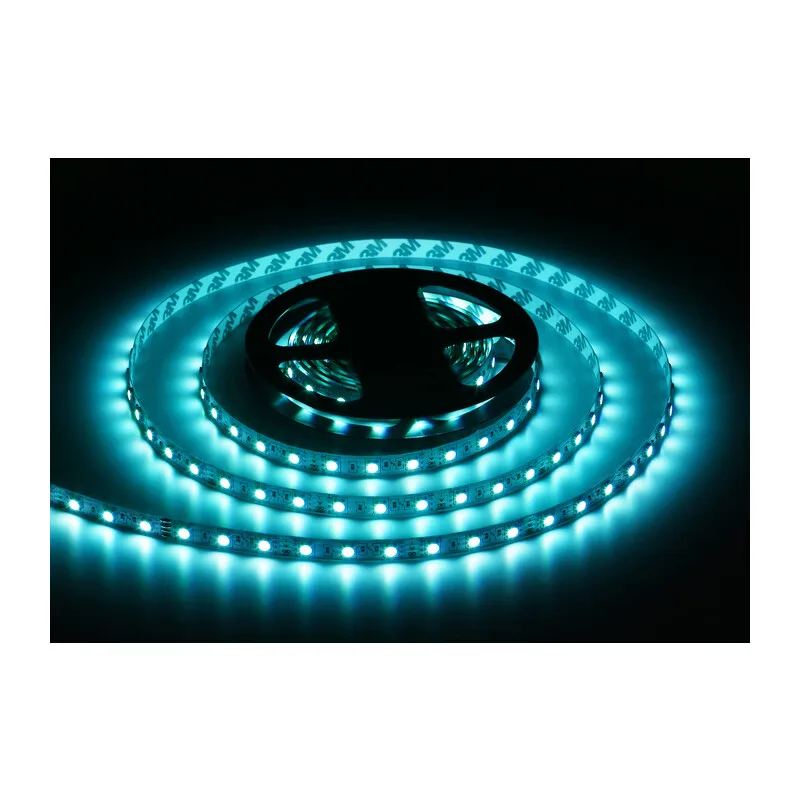 Светодиодная лента 12В 5050 60Led 14.4Вт/м Цветная RGB IP20 5м GS2202 5050 60Led/ 14.4 m/ 12V IP20 RGB/ 5000*10*1.87mm (4 конт.) Ambrella Light 8