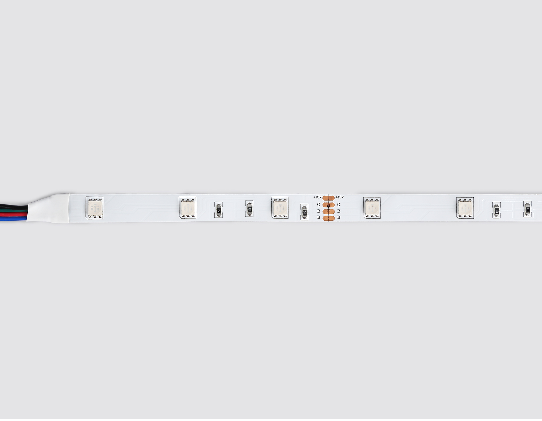 Комплект светодиодной ленты RGB Ambrella Light GS2401 5050 30Led /7.2W m/ 12V IP20 RGB 5m GS2401 5050 30Led/ 7.2W m/ 12V IP20 RGB/ 5000*10*1.87mm (4 конт.) комплект Ambrella Light 19